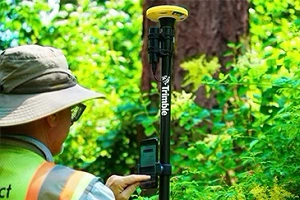 Trimble DA2 in a forest
