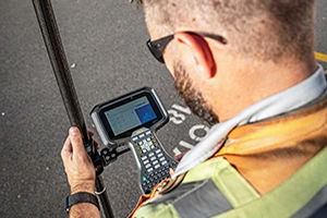 Trimble TSC5 in a cab