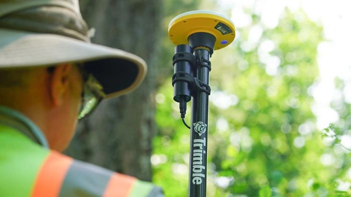 Trimble DA2 in a forest