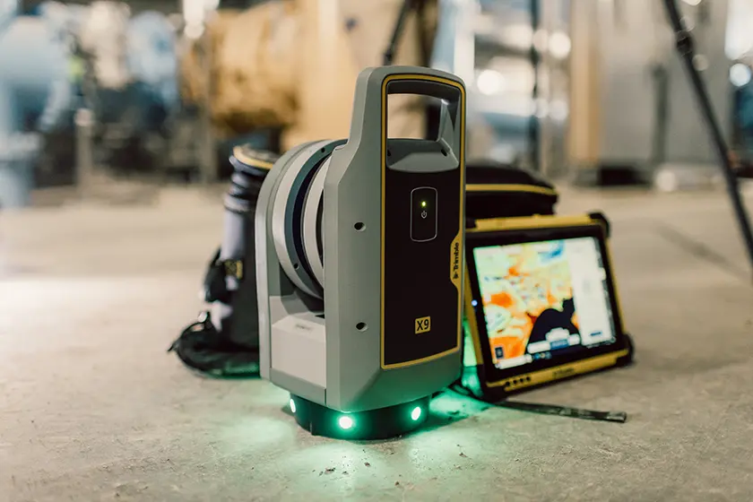 3D laser scanning system.