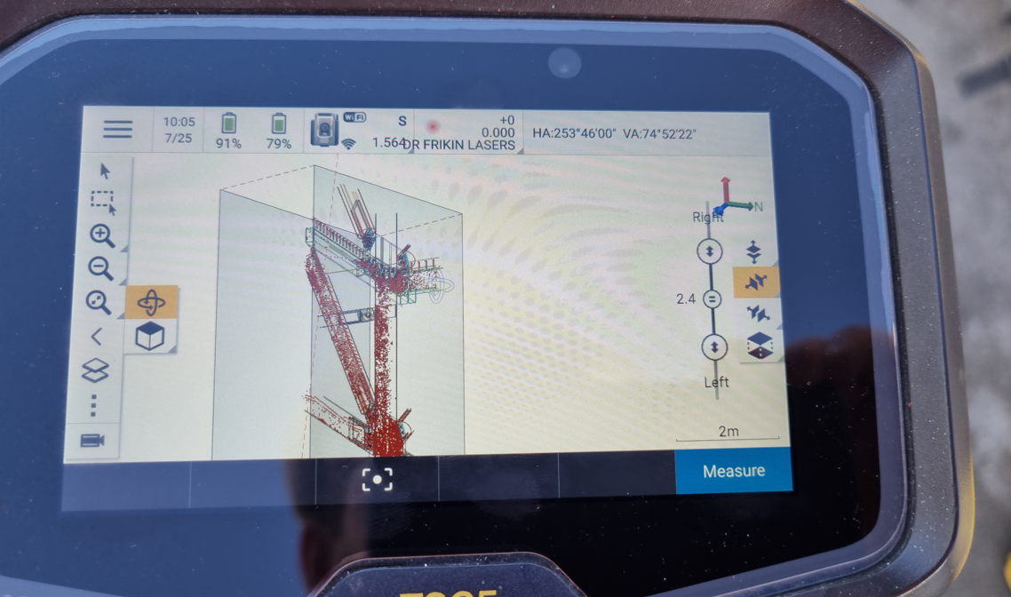 Steel point cloud & limit box 1