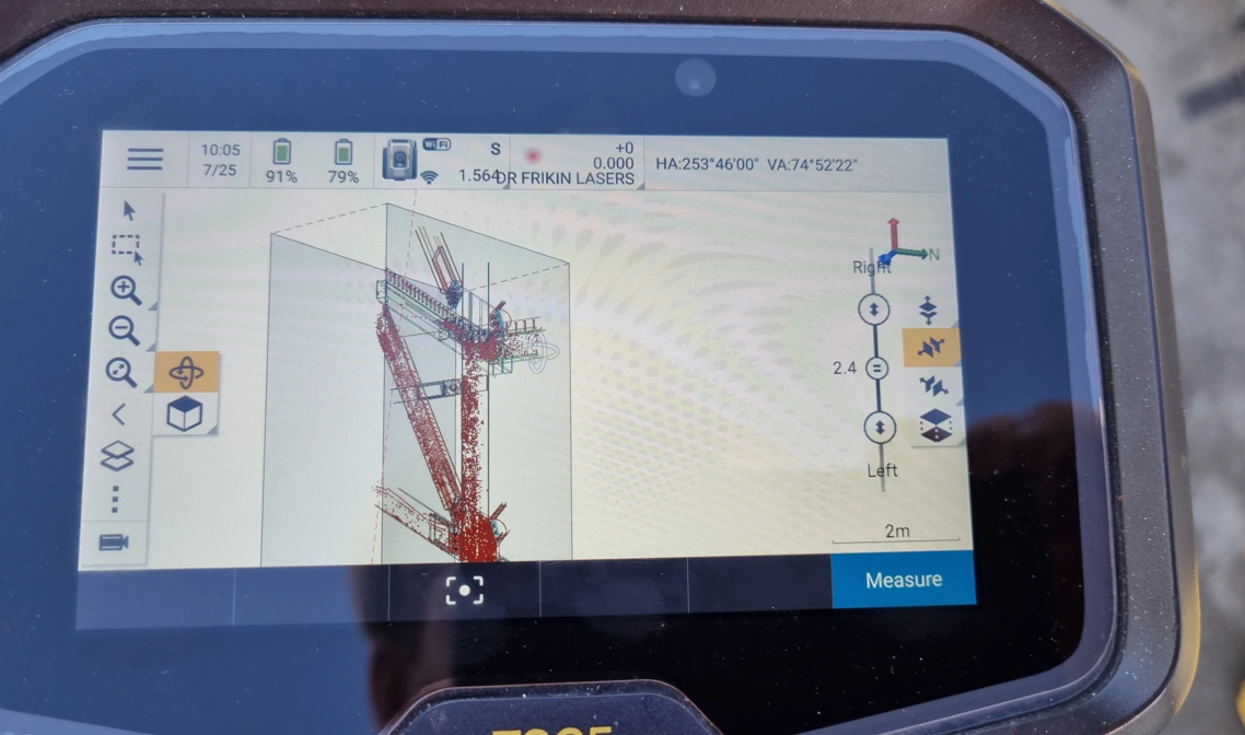 Steel point cloud & limit box 1